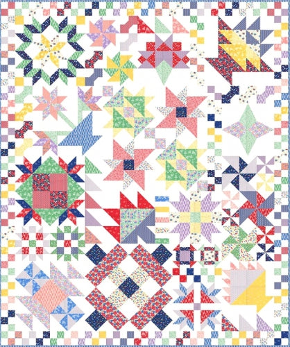 30's Playtime Quilt Kit by Moda