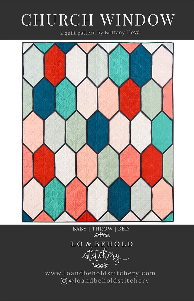 Church Window Quilt Quilt Pattern by Lo & Behold Sitchery