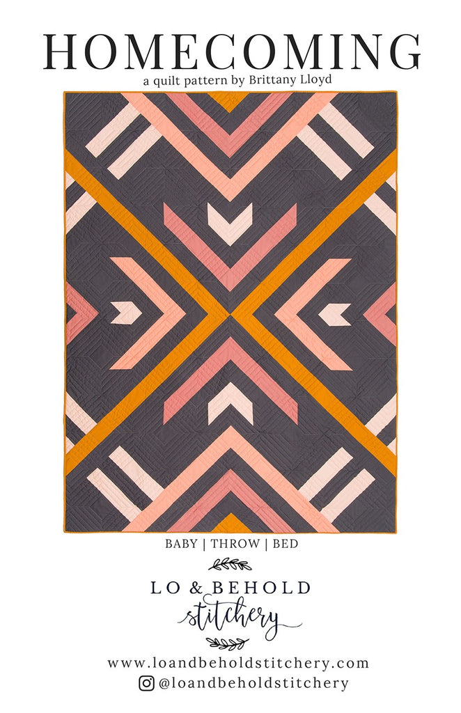 Homecoming Quilt Pattern by Lo & Behold Sitchery