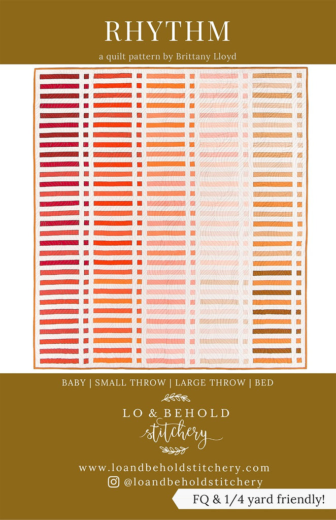 Rhythm Quilt Pattern by Lo & Behold Sitchery