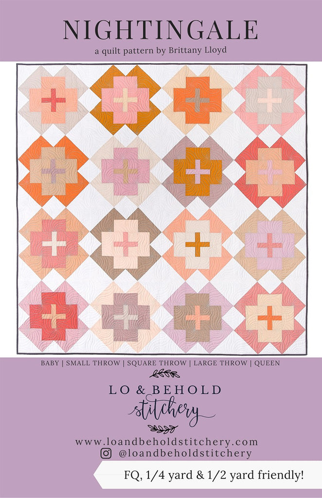 Nightingale Quilt Pattern by Lo & Behold Sitchery