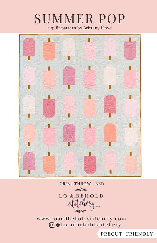 Summer Pop Quilt Pattern by Lo & Behold Sitchery