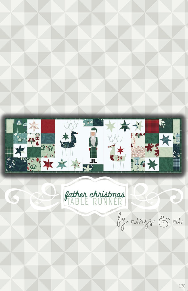 Father Christmas- Table Runner Pattern