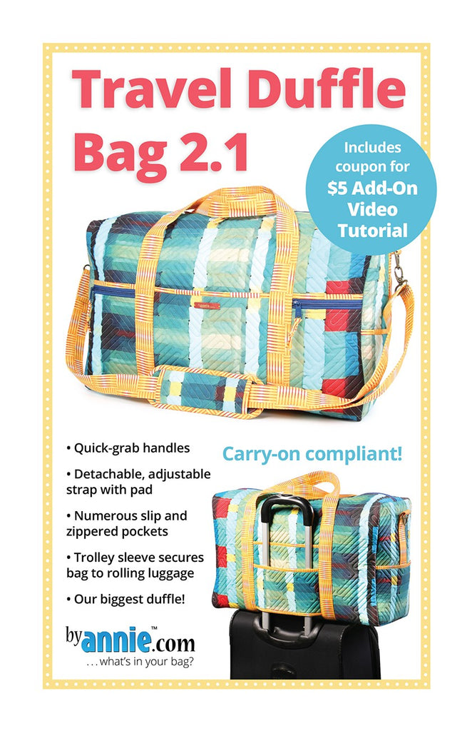 Travel Duffle Bag 2.1 Pattern ByAnnie