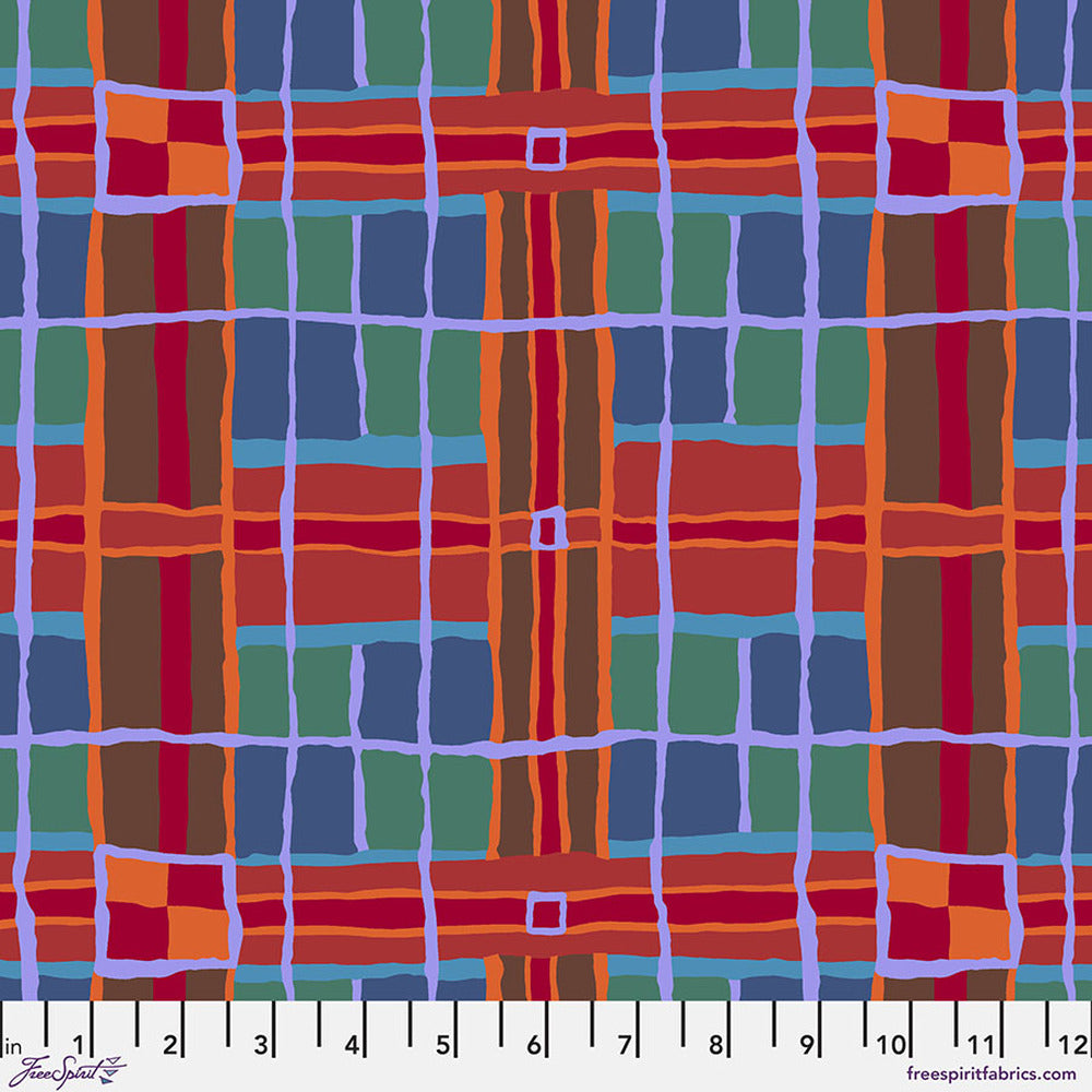 Kaffe Fassett - Checkmate - Brown || August 2022