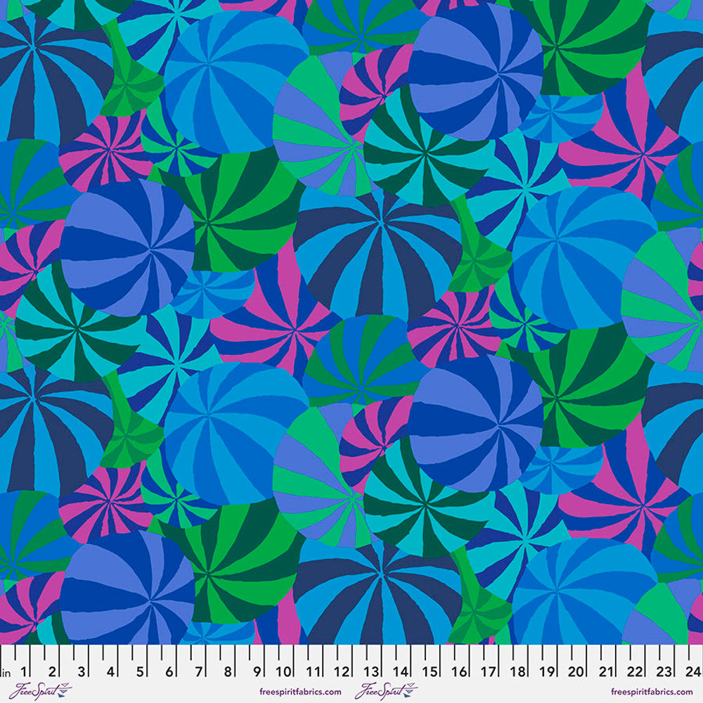 Kaffe Fasset for FreeSpirit Fabrics -Beach Balls - Blue || Kaffe: 85 And Fabulous - PWGP037.BLUE