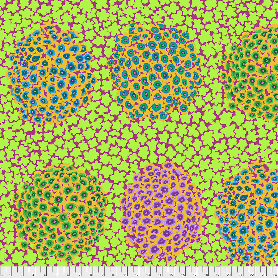 Kaffe Fassett Collective February 2021, HYDRANGEA PWGP180.GREEN
