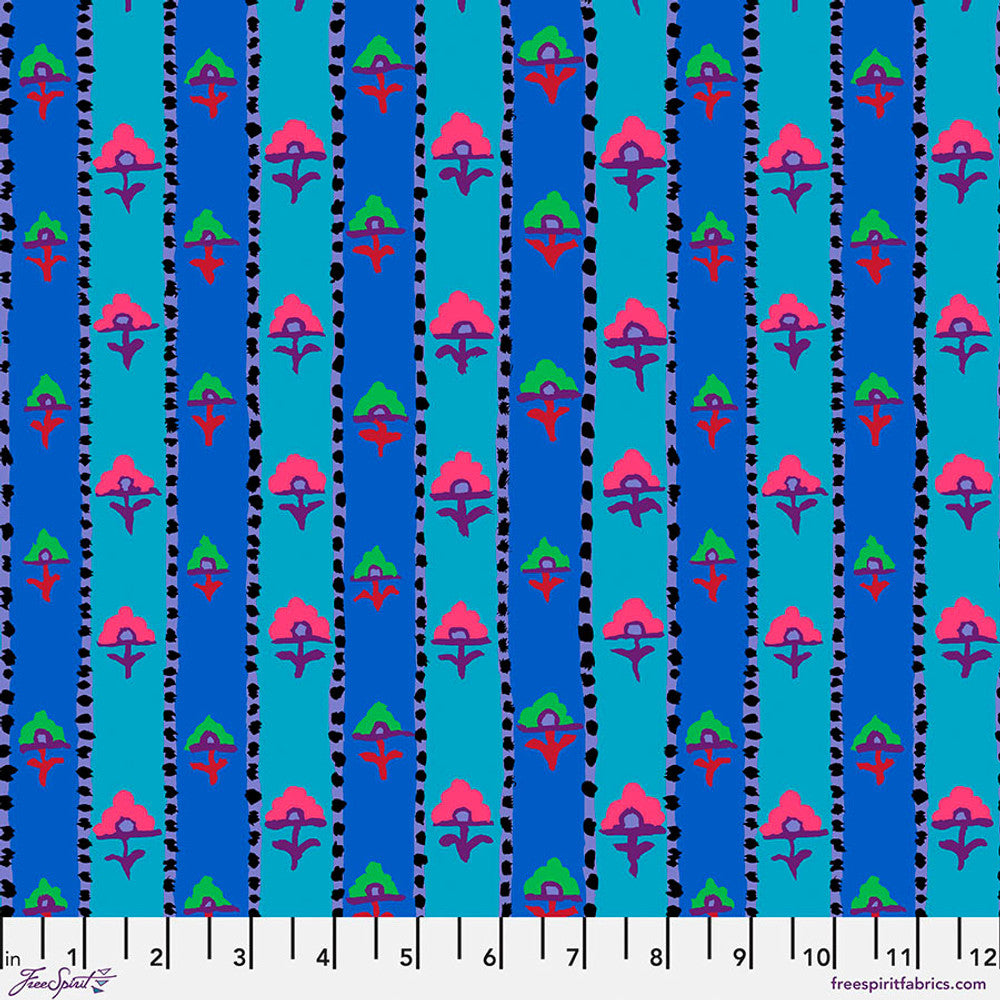 Kaffe Fasset for Free Sprit Fabrics Shiraz - Blue || February 2023