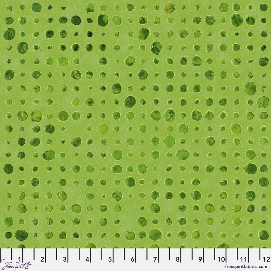 FreeSpirit Fabrics - Sue Penn - Textures Pebbles - Lime - PWSP011.LIME