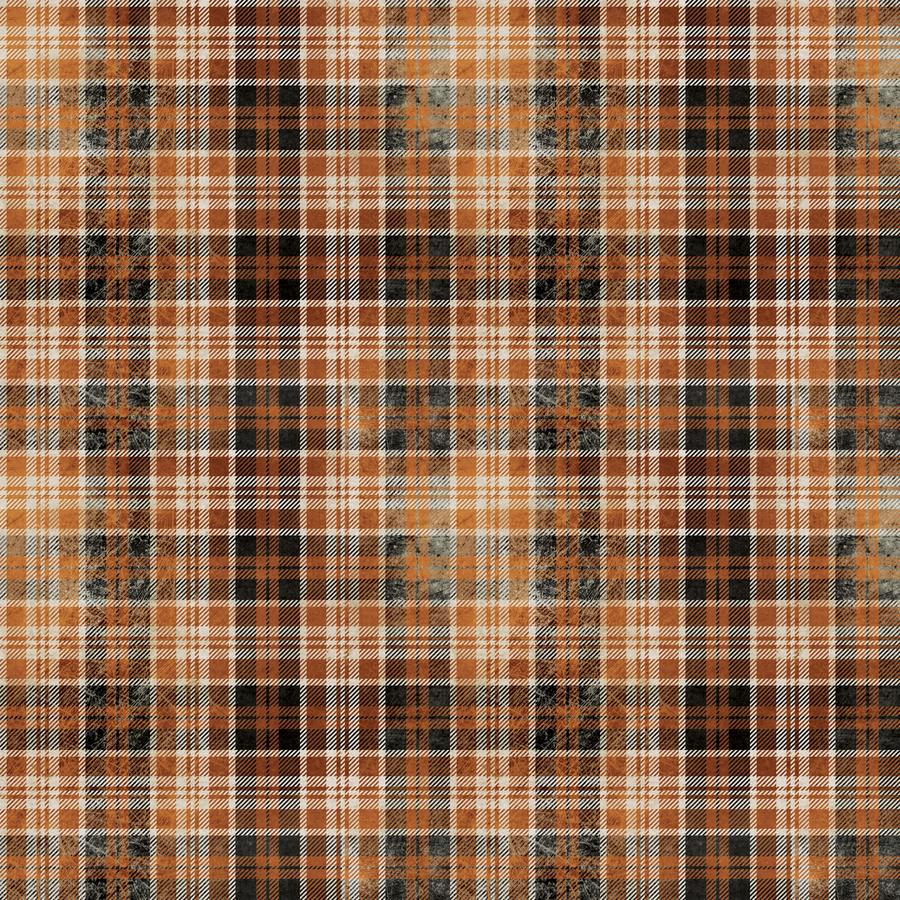 Tim Holtz, Regions Beyond - Wicked Orange Plaid