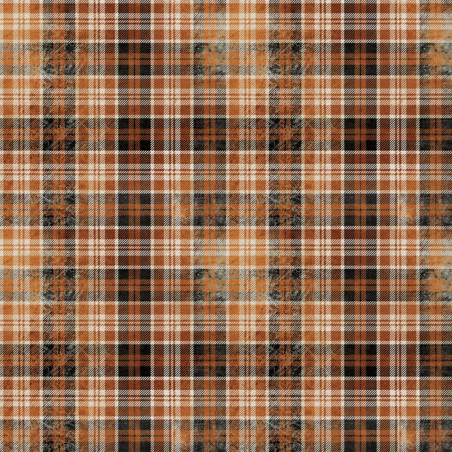 Tim Holtz, Regions Beyond - Wicked Orange Plaid