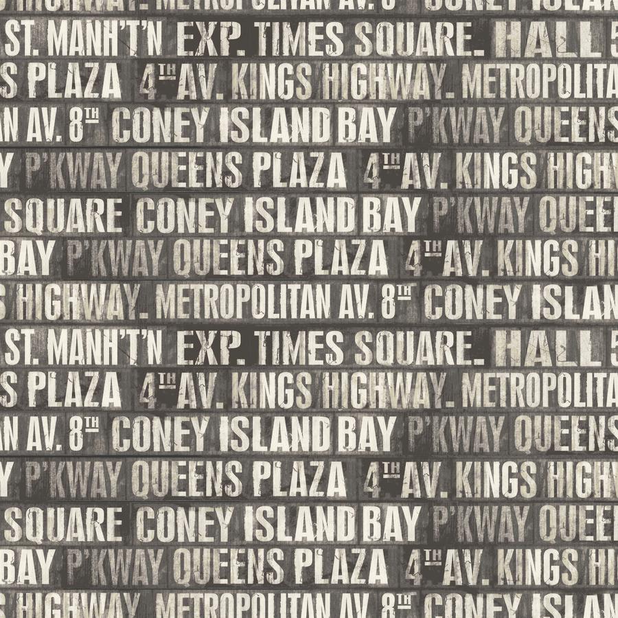 Tim Holtz Monochrome - Subway Signs