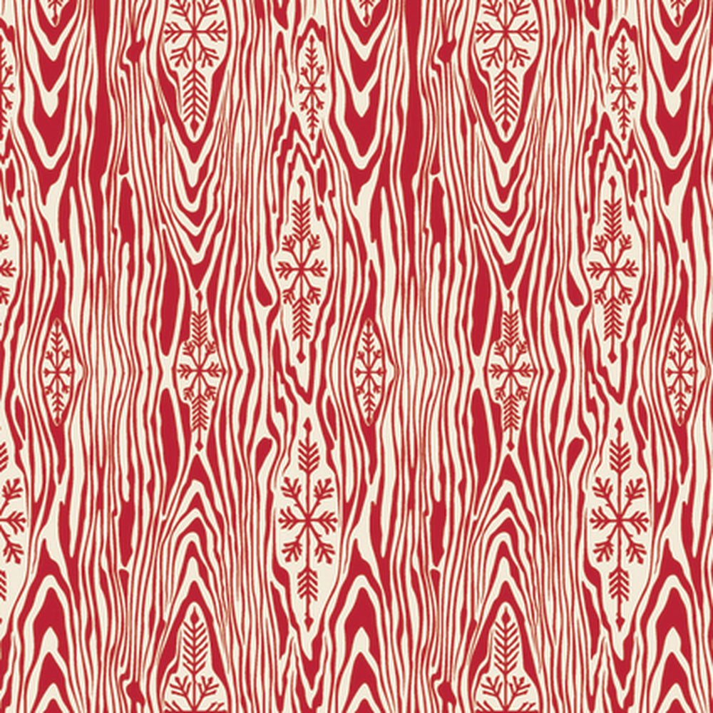 Holiday Homies Holly Berry Yule Log Flannel Yardage SKU# FNTP006-HOLLYBERRY