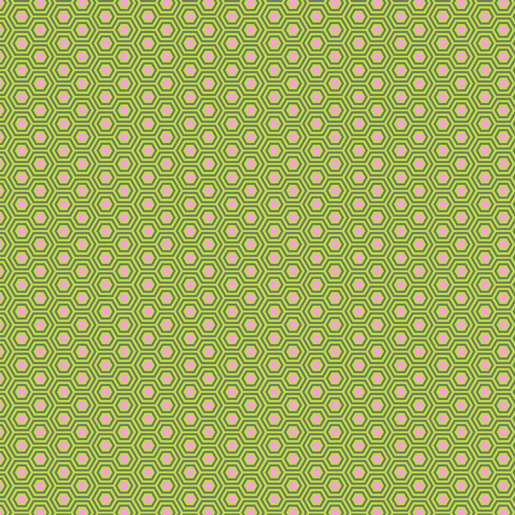 Tula's True Colors 2020 -Hexy in Juniper - Tula Pink for FreeSpirit Fabrics - PWTP150.JUNIPER