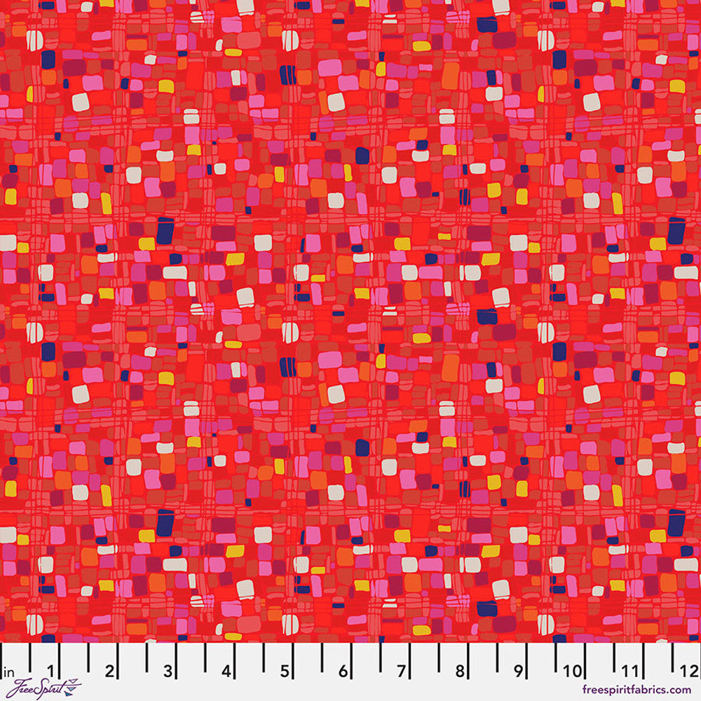 Little Nifty - Red || Next Door Garden by Victoria Findlay Wolfe for Freespirit Fabrics