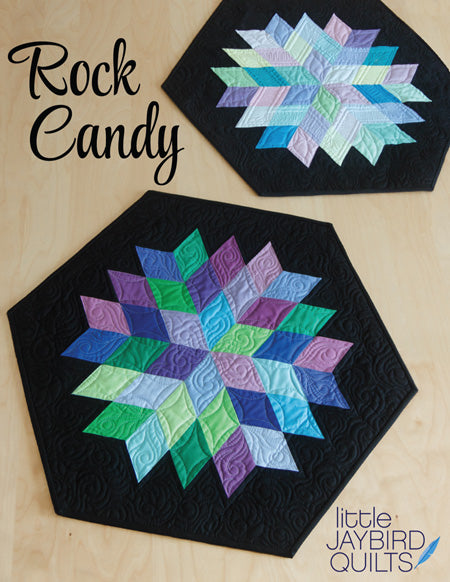 Rock Candy Table Topper Kit Coffee Fabric