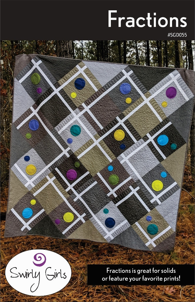 Swirly Girls - Fractions Quilt Pattern - SGD055