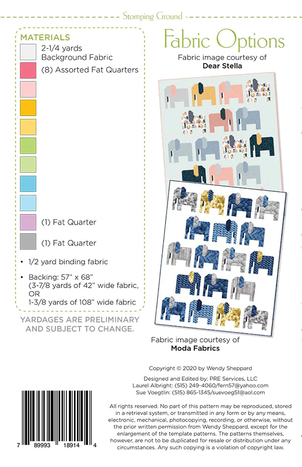 Stomping Grounds Quilt Pattern