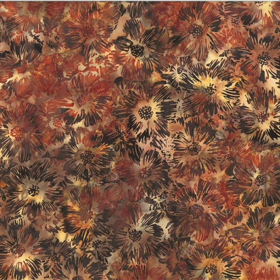 Hoffman Fabric -Batiks- T2391-551-Redwood