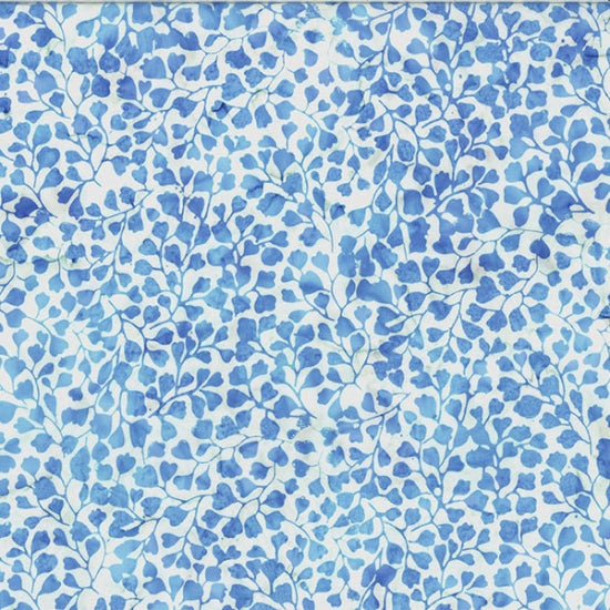 Hoffman Fabric -Bali Batik- T2393-451-Cornflower