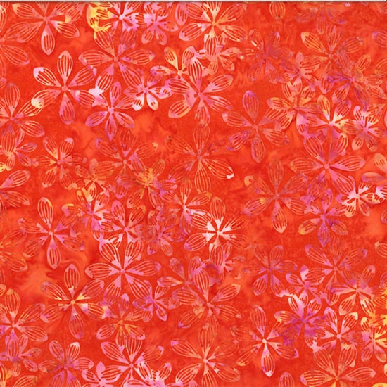 Hoffman Fabric -Batik- T2398-469-Nasturtium