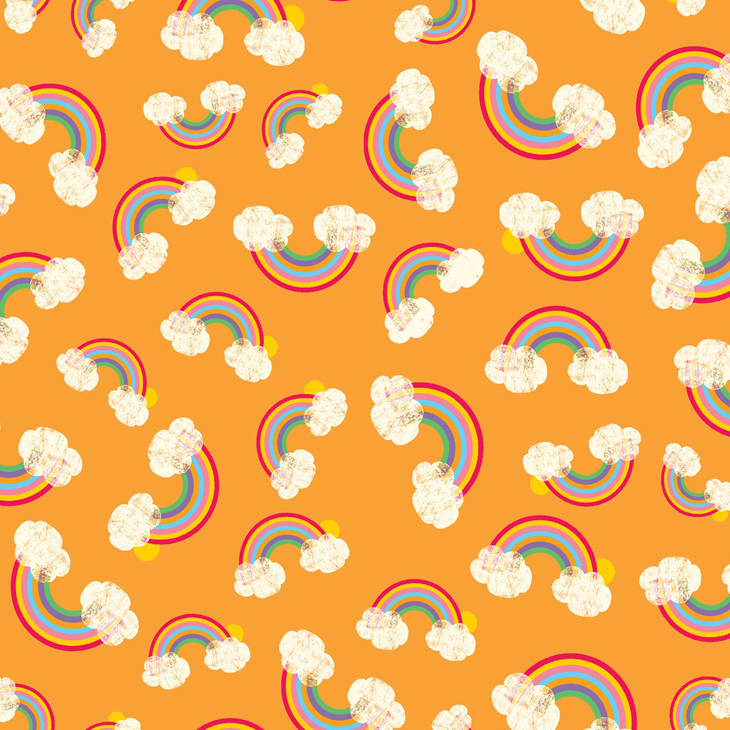 Noah & Friends Light Orange Rainbows