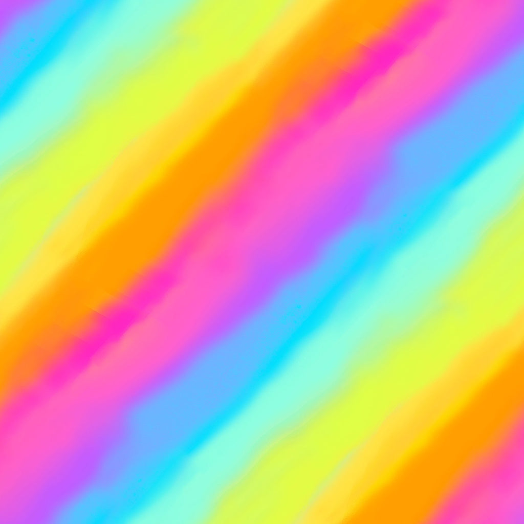 Clothworks - Multi Color Unicorn Love Digital Ombre' Rainbow