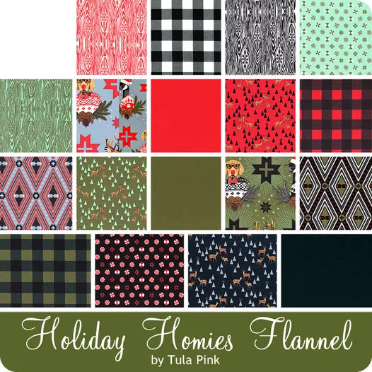 Holiday Homies Bundle by Tula Pink for Freespirit Fabrics - 19 One Yard Bundle