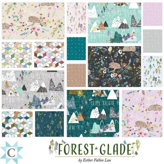 Clothworks Forest Glade 5" Charm
