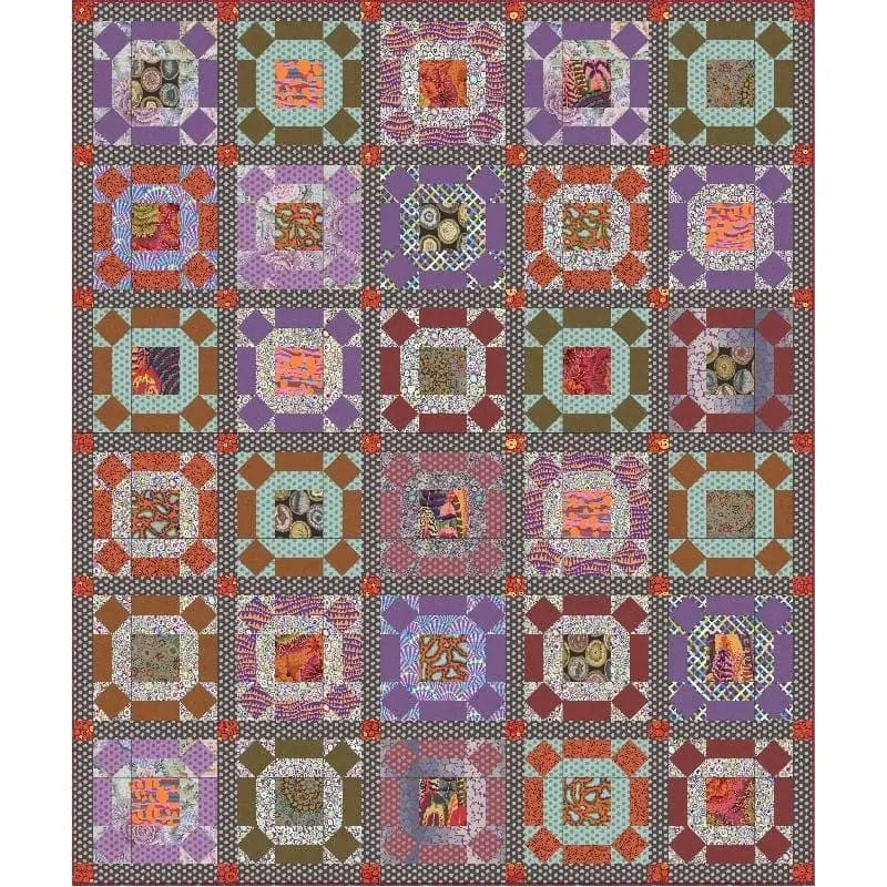 Gathering No Moss - Smoke Quilt Kit