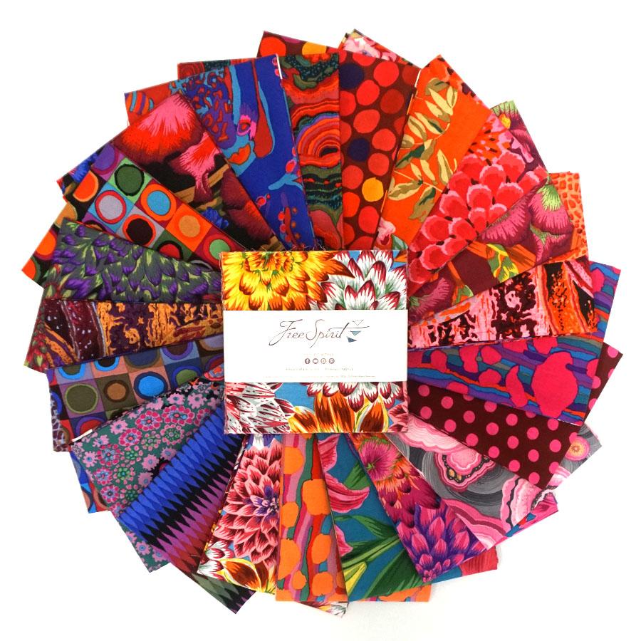 Kaffe Fassett Collective Fall 2020 Hot 5" Charm - Hot