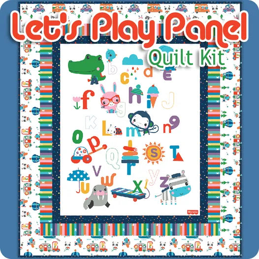 Let's Play Panel Quilt Kit