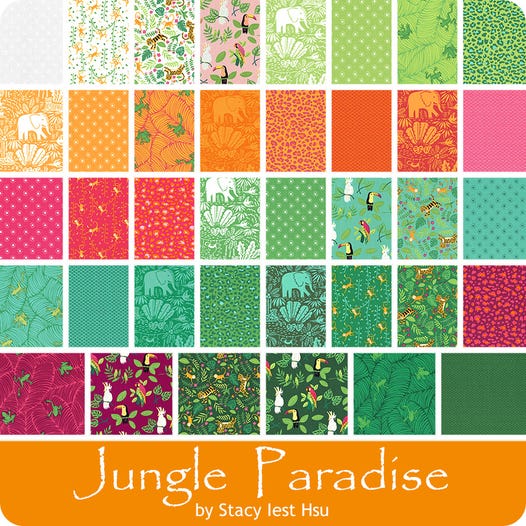 Moda Jungle Paradise - Fat Eighth Bundle