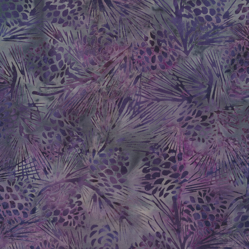 Island Batik -Plum Pudding- 122013455 Pinecone Iris