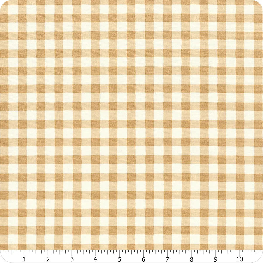 Art Gallery Fabrics Small Plaid of My Dreams - Creme